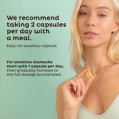 Emma Gut Health Doctors Endorsed Supplement - 60 Capsules - Relief from Gas and Bloating, - Gut Health & Colon Cleanse Formula