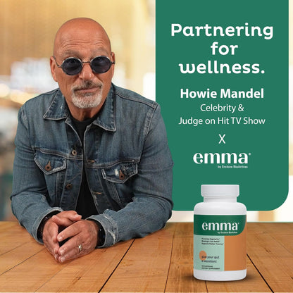 Emma Gut Health Doctors Endorsed Supplement - 60 Capsules - Relief from Gas and Bloating, - Gut Health & Colon Cleanse Formula